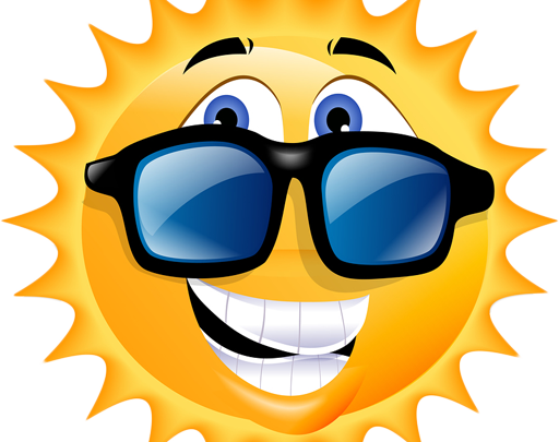 Soleil à lunettes